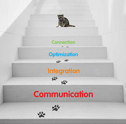 Criação de comunicação visual em ambientes.