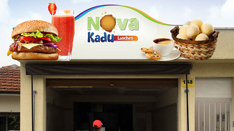 Criação de fachadas fotográficas especiais personalizadas, ambientações, banners, vitrines, faixas, envelopamento e mokups em PS.