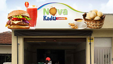 Criação de fachadas fotográficas especiais personalizadas, ambientações, banners, vitrines, faixas, envelopamento e mokups em PS.