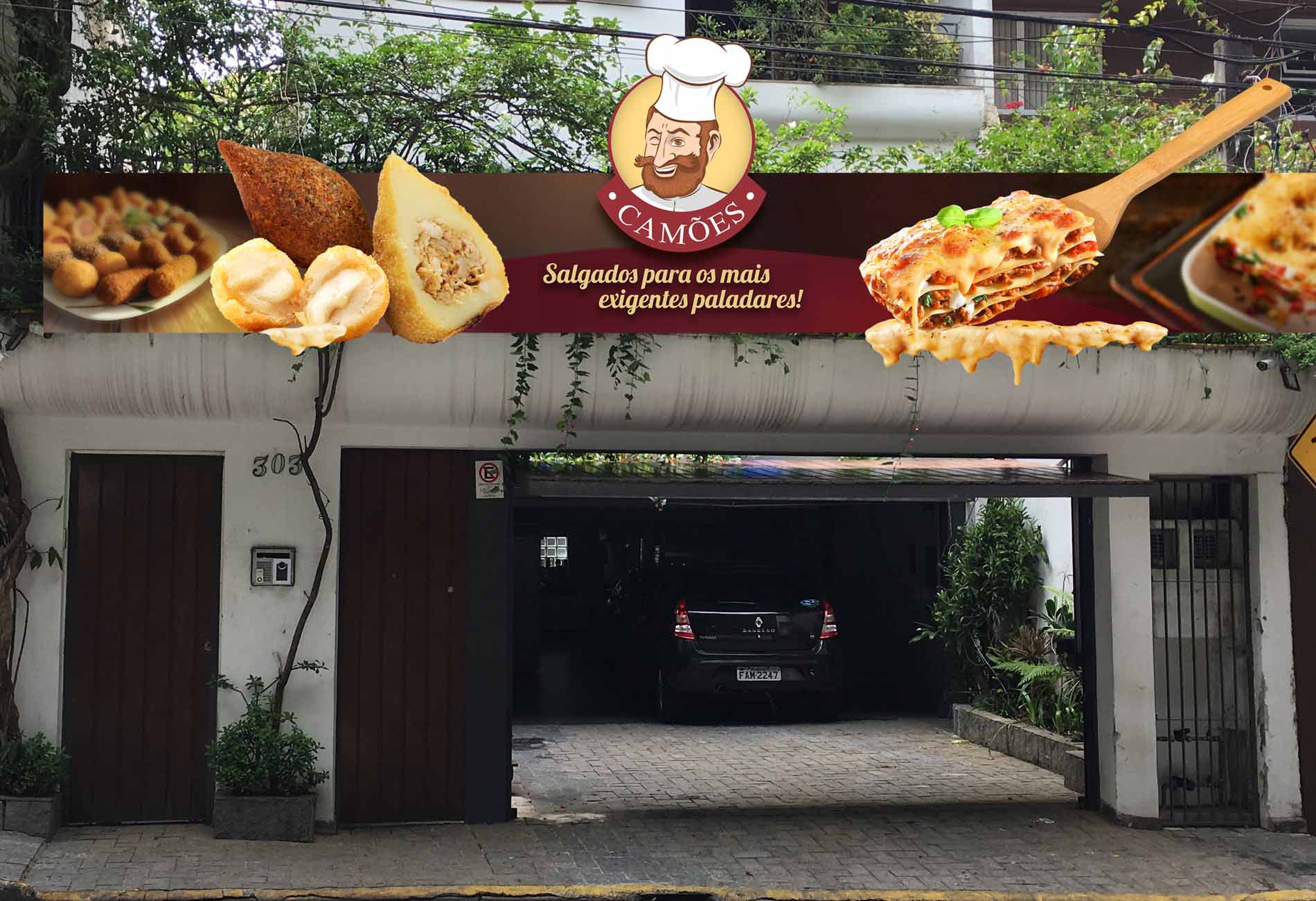 Criação de fachadas fotográficas e ambientações personalizadas.