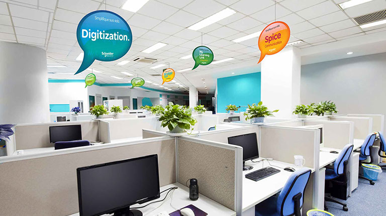 Ambientações para eventos corporativos motivacionais.