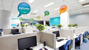 Ambientações para eventos corporativos motivacionais.