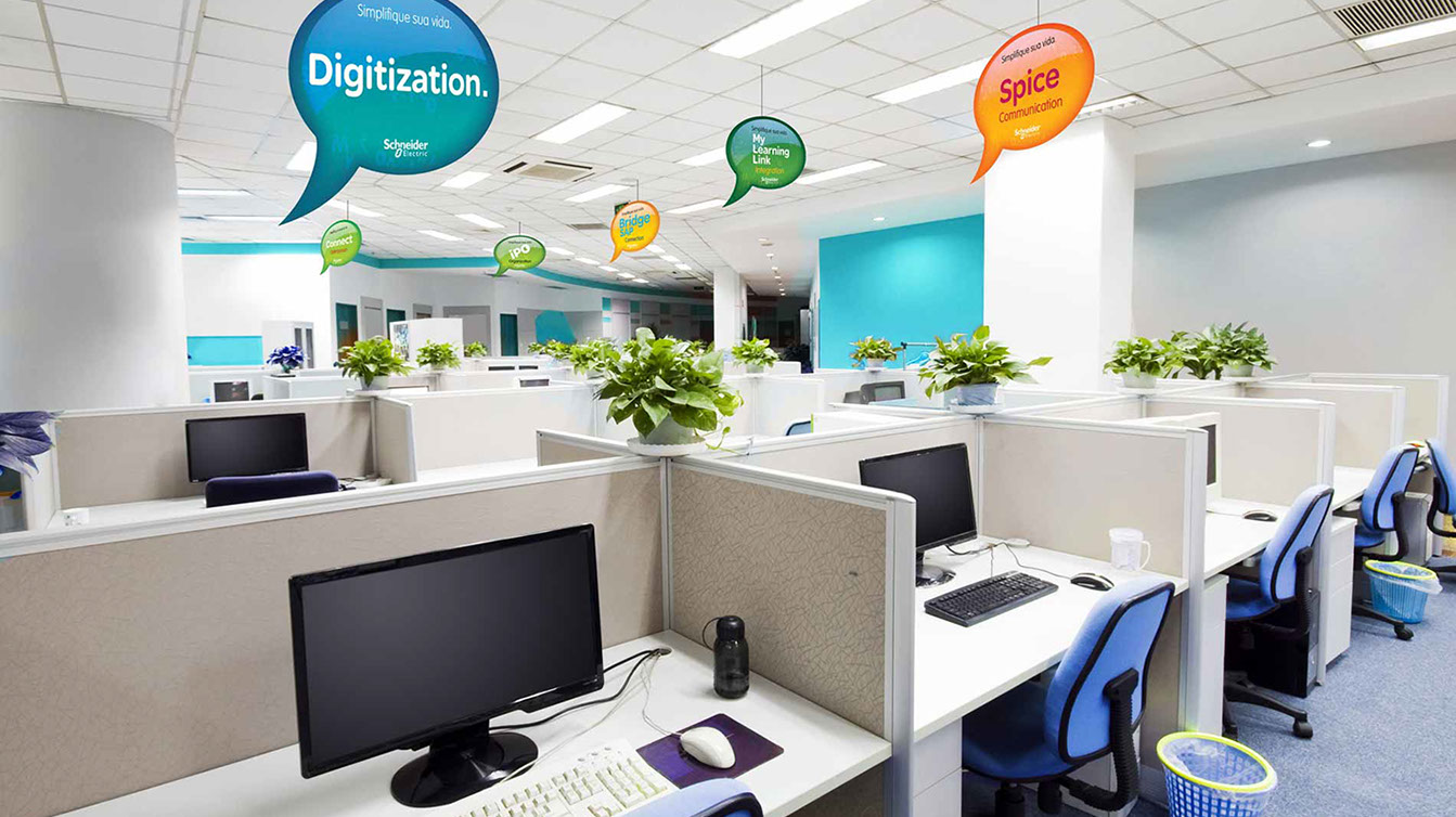 Ambientações para eventos corporativos motivacionais.