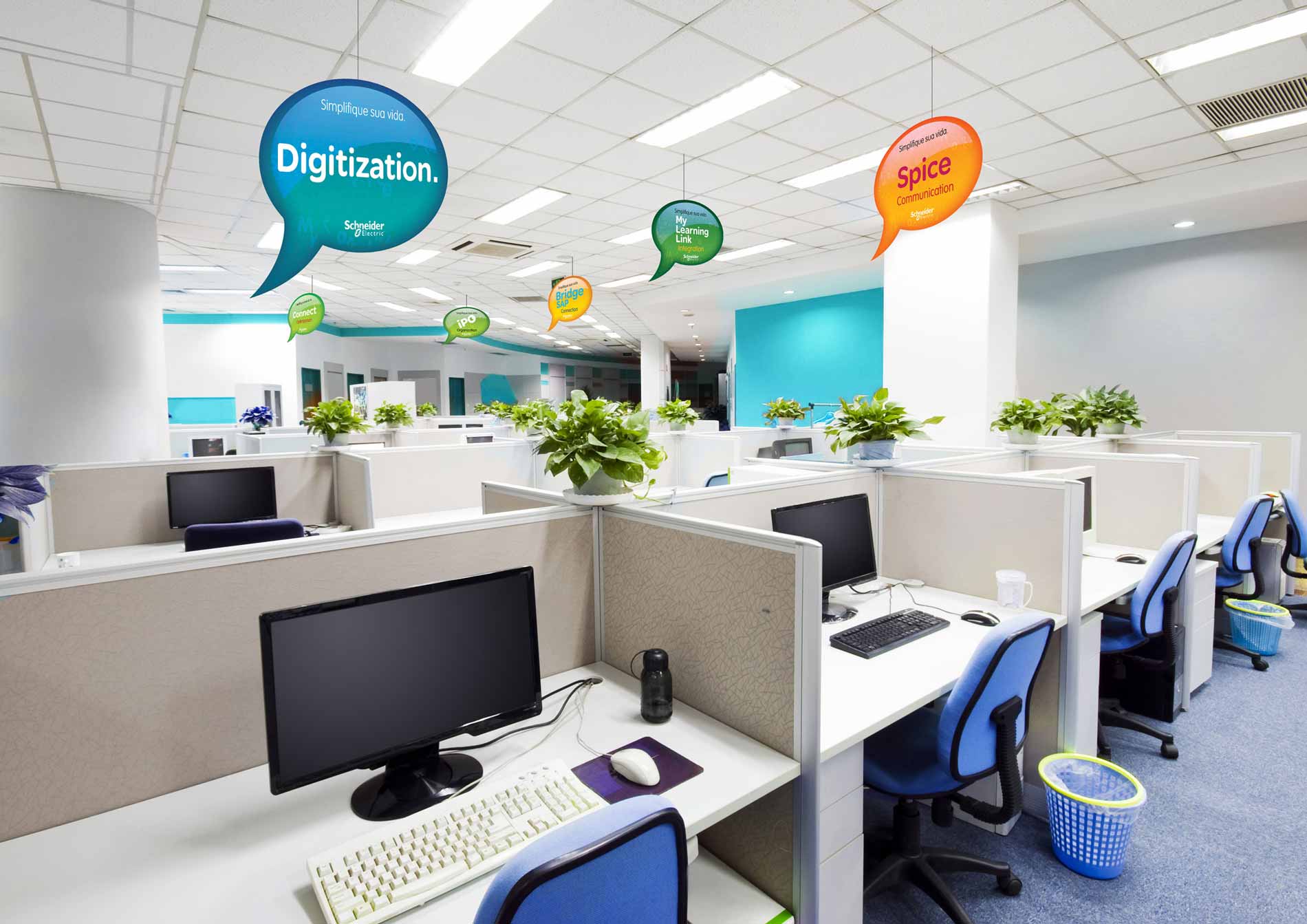 Ambientações para eventos corporativos motivacionais.