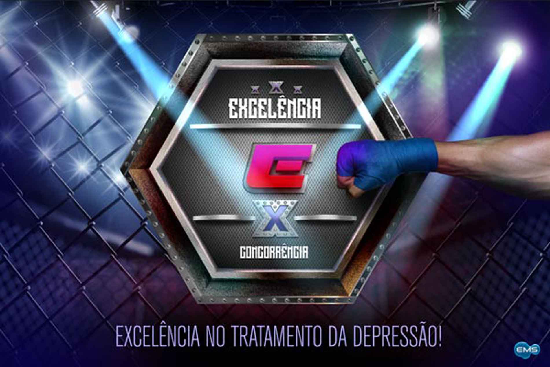 Criação de conceito para ação em evento motivacional para força de vendas da EMS.