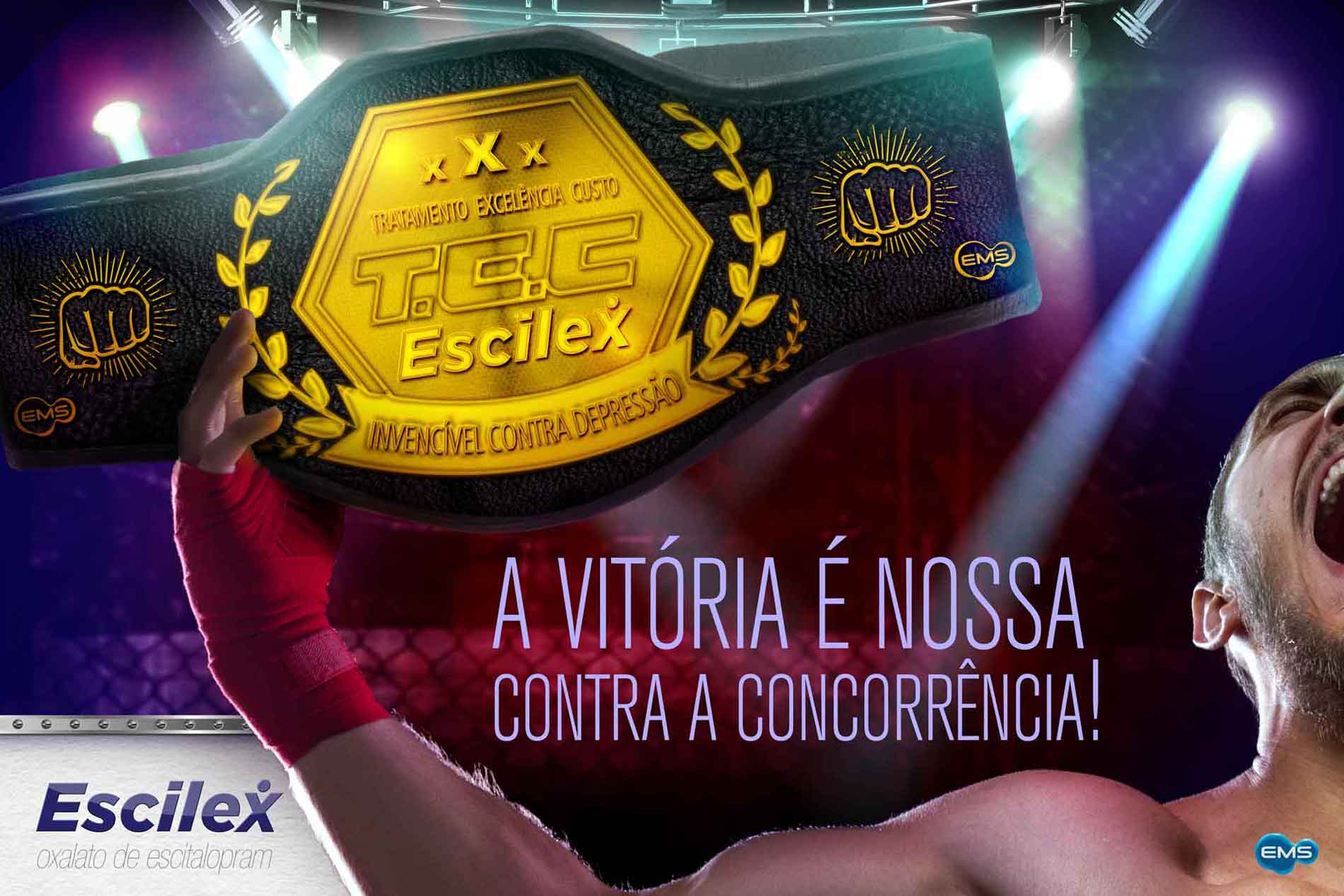 Criação de conceito para ação em evento motivacional para força de vendas da EMS.