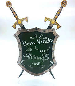 Criação de cavalete display para restaurantes e lanchonetes. Conheça nosso Portfólio Completo!