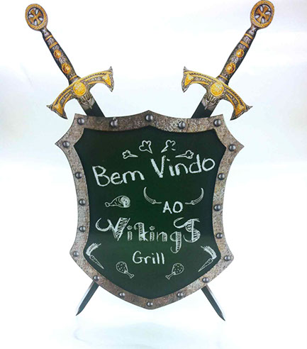 Criação de cavalete display para restaurantes e lanchonetes. Conheça nosso Portfólio Completo!