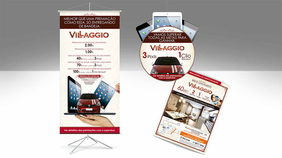 Campanha Promocional para mkt Imobiliário, Banners, Mobiles, Panfletos. Conheça nosso Portfólio Completo!