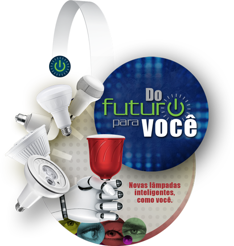 Wobbler para Lançamento de Lâmpadas Inteligentes de LED. Conheça nosso Portfólio Completo!