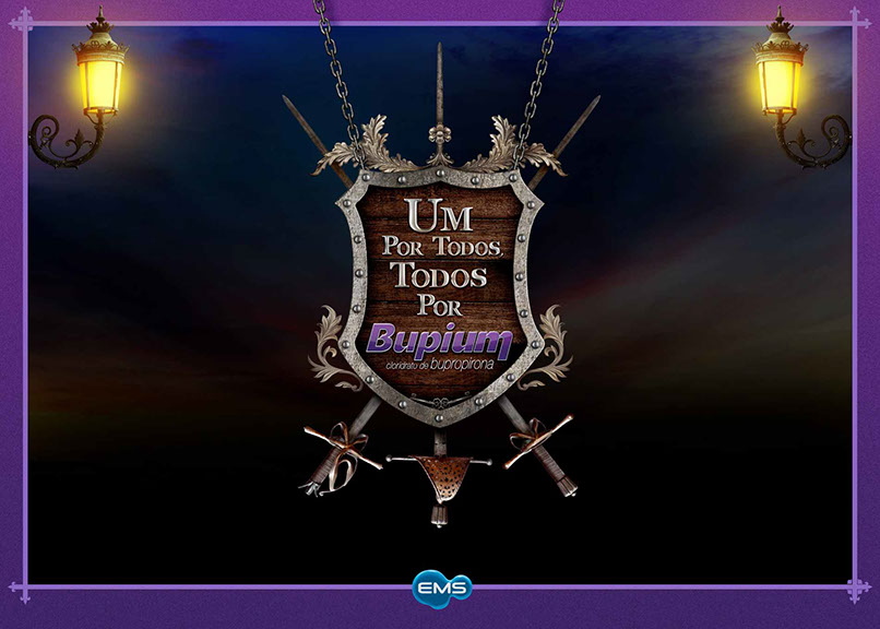 Criação de conceito para ação em evento motivacional para EMS.