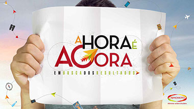 Criação para evento motivacional para força de vendas da Ajinomoto.