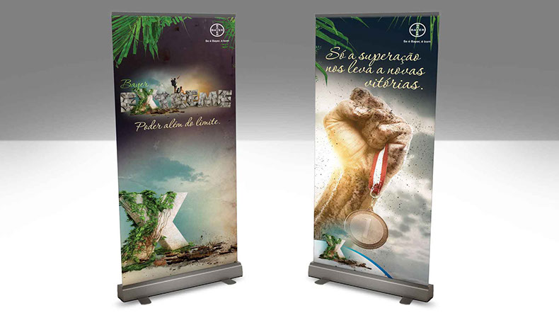 Criação de displays e banners para congressos e eventos motivacionais. Conheça nosso Portfólio Completo!