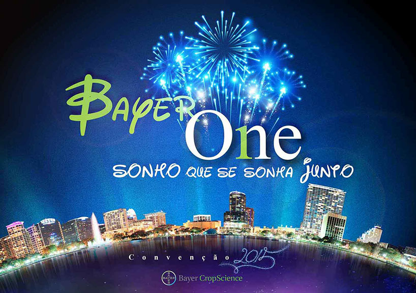 Criação de Conceito para evento de força de vendas da Bayer em Orlando.