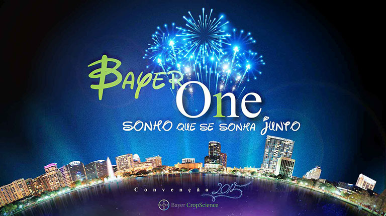 Criação de Conceito para evento de força de vendas da Bayer em Orlando.