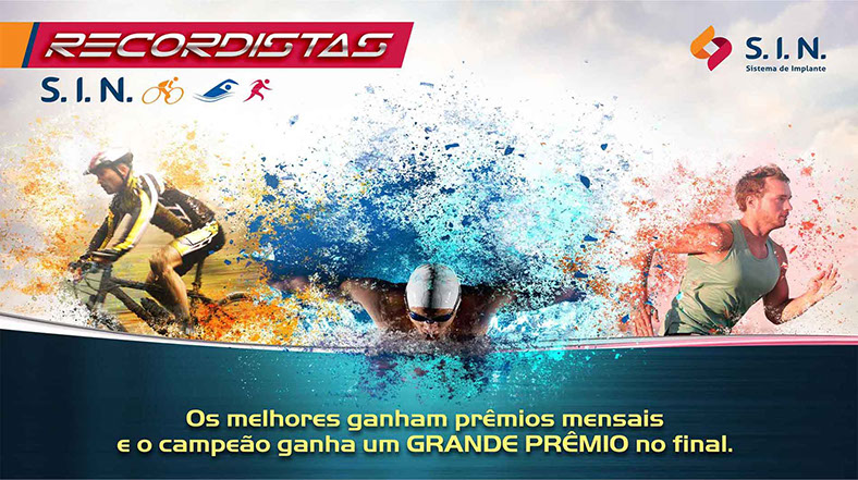 Criação para evento motivacional. SIN Implantes.