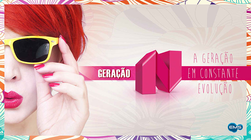 Criação de identidade visual anticoncepcional da EMS.