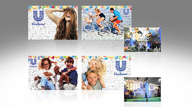 Criação de Comunicação Visual para Unilever. Feira Abras.