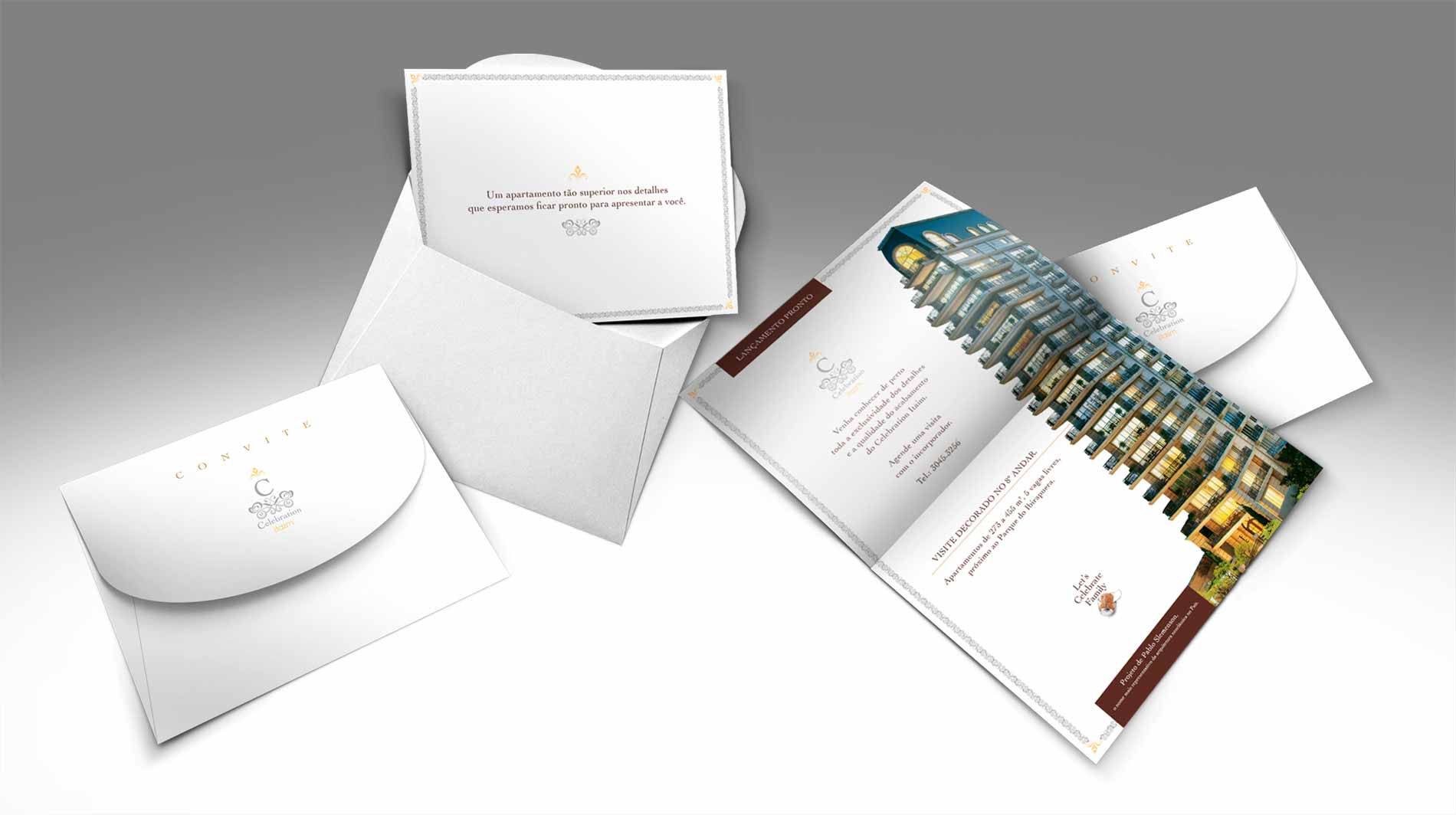 Criação de Convites Personalizados para Empreendimentos Imobiliários. Conheça nosso Portfólio Completo!