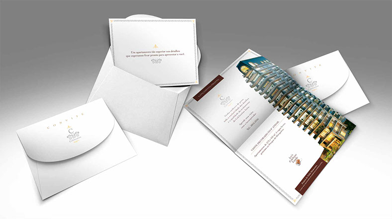 Criação de Convites Personalizados para Empreendimentos Imobiliários. Conheça nosso Portfólio Completo!