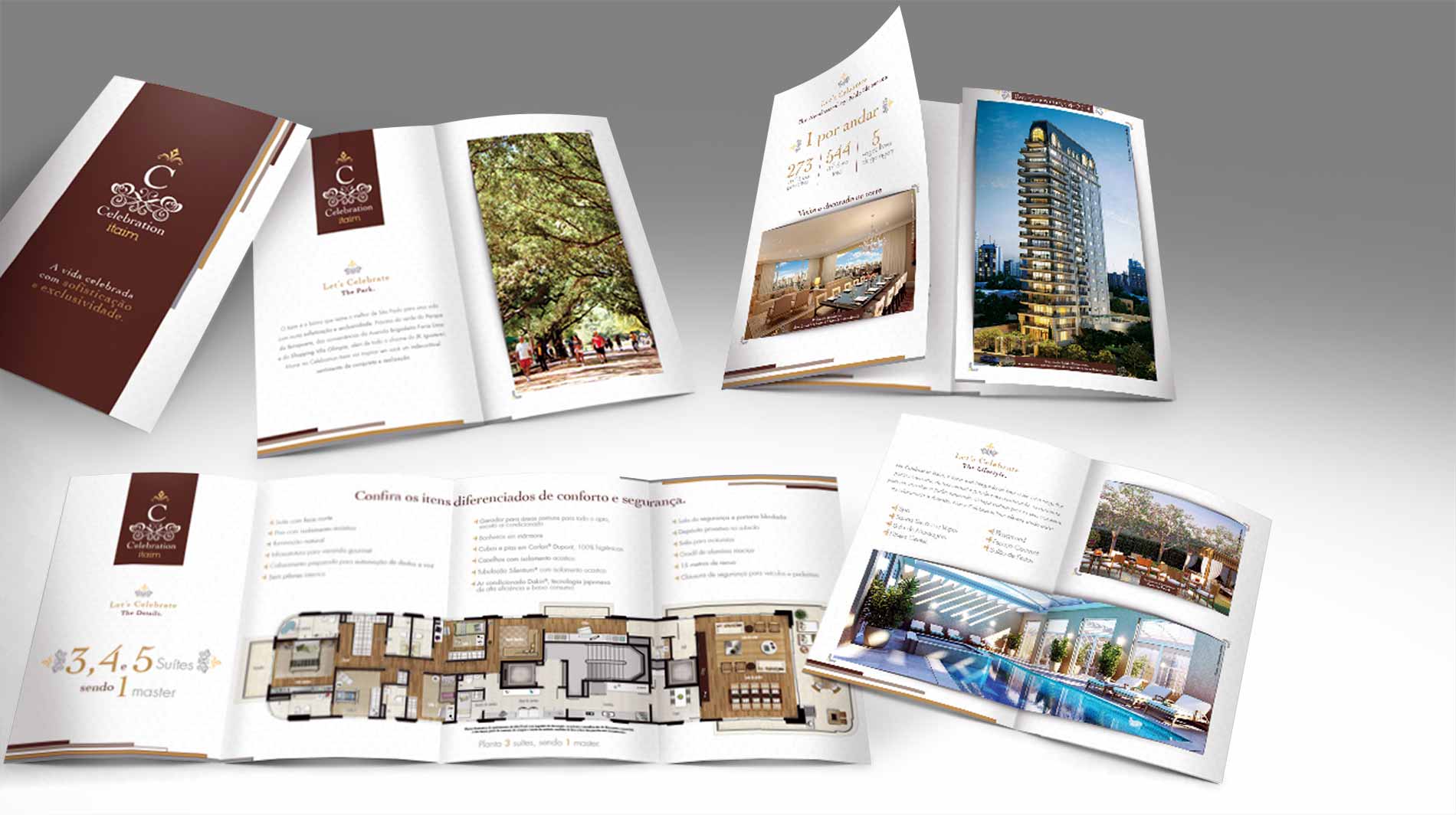 Criação de Materiais Gráficos Personalizados. Folhetos Imobliários e Mkt. Conheça nosso Portfólio Completo!