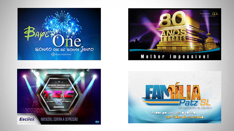 Criação de Identidade Visual e Conceitos Motivacionais para Força de Vendas.