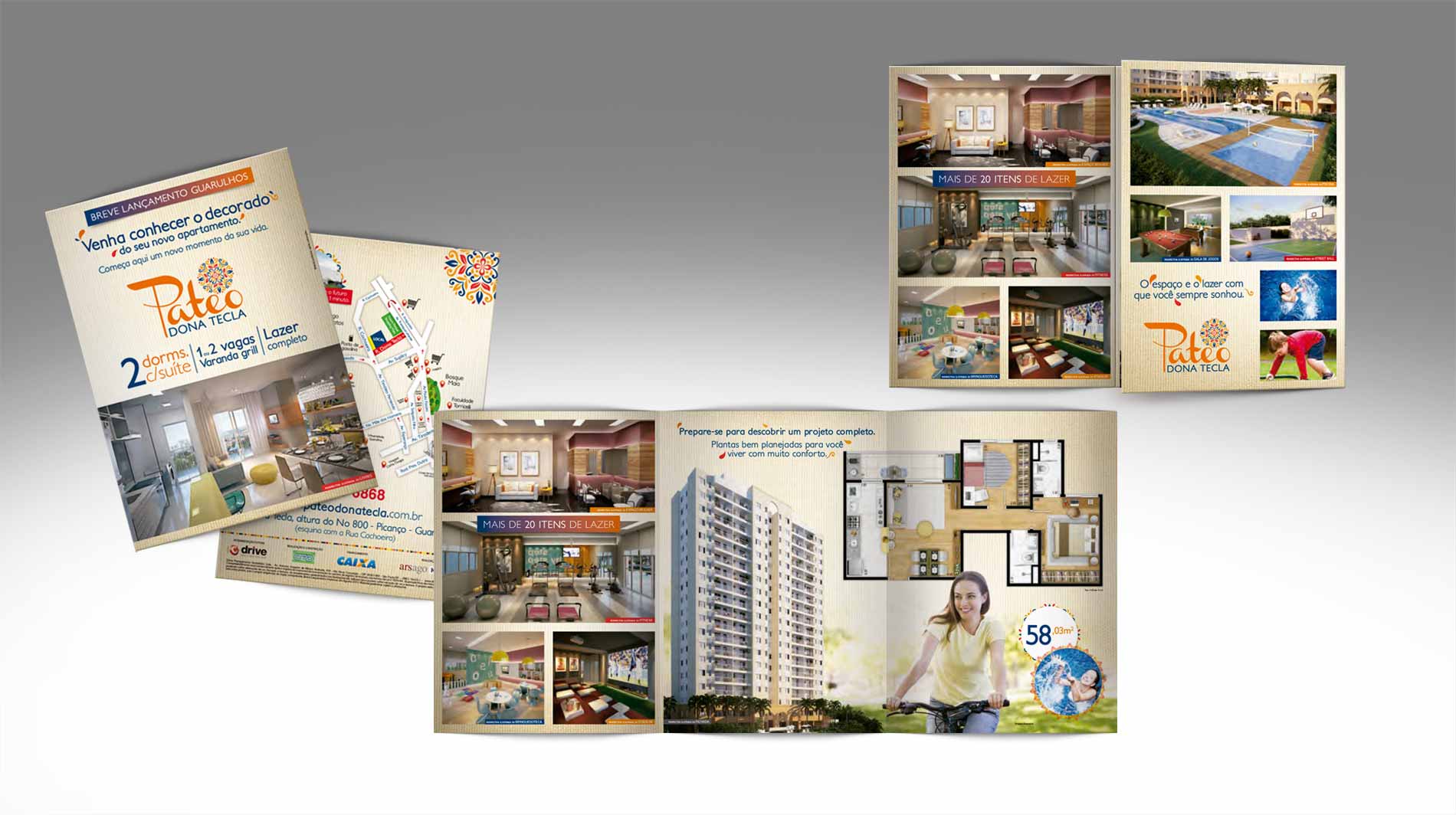 Criação de Materiais Gráficos Personalizados. Folhetos Imobliário e Mkt. Conheça nosso Portfólio Completo!