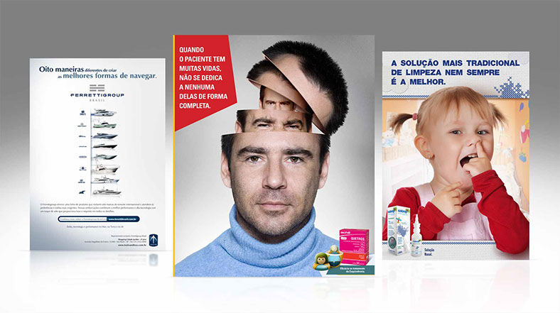 Criação de anúncios para revistas gráficas e digital. Conheça nosso portfólio completo.