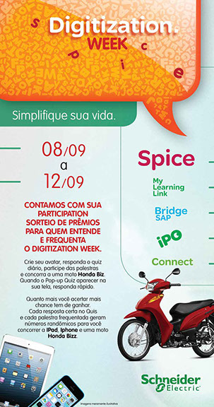 Campanha promocional digital.
