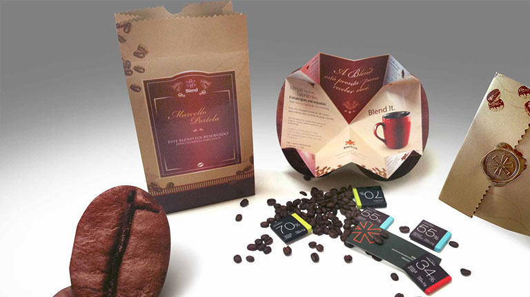 Mkt-Direto | Ação de prospecção. Convite Especial convidando clientes para um café na agência de propaganda.