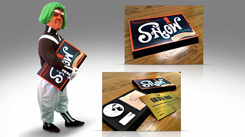 Ação de prospecção para Cacau Show. Tema Fábrica de Chocolate.