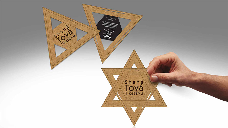 Mkt-Direto | Mala direta criada para o feliz ano novo Judáica.