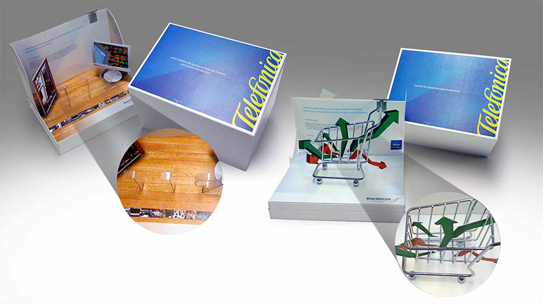 Mkt-Direto | Mala direta Telefonica&nbsp; para ação de relacionamento para Bolsa de Valores de São Paulo.